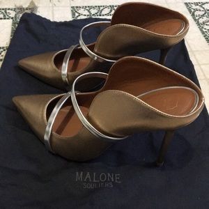 NEW Malone Souliers golden bronze pumps